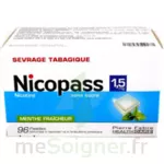Nicopass 1,5 Mg Pastille Sans Sucre Menthe Fraîcheur Plq/96 à Ploermel
