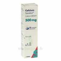 Calcium Sandoz 500 Mg, Comprimé Effervescent à Ploermel