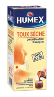 Humex 0,33 Mg/ml Solution Buvable Toux Sèche Oxomemazine Sans Sucre édulcorée à L'acésulfame Potassique Fl/150ml à Ploermel